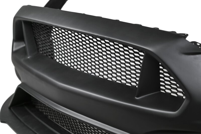 Ford Mustang Front Bumper - Anderson Composites - Type-TT Fiberglass - Matte Black - `15-`17